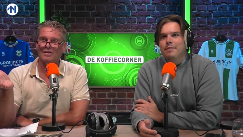 Eerdere opname van De Koffiecorner in de studio