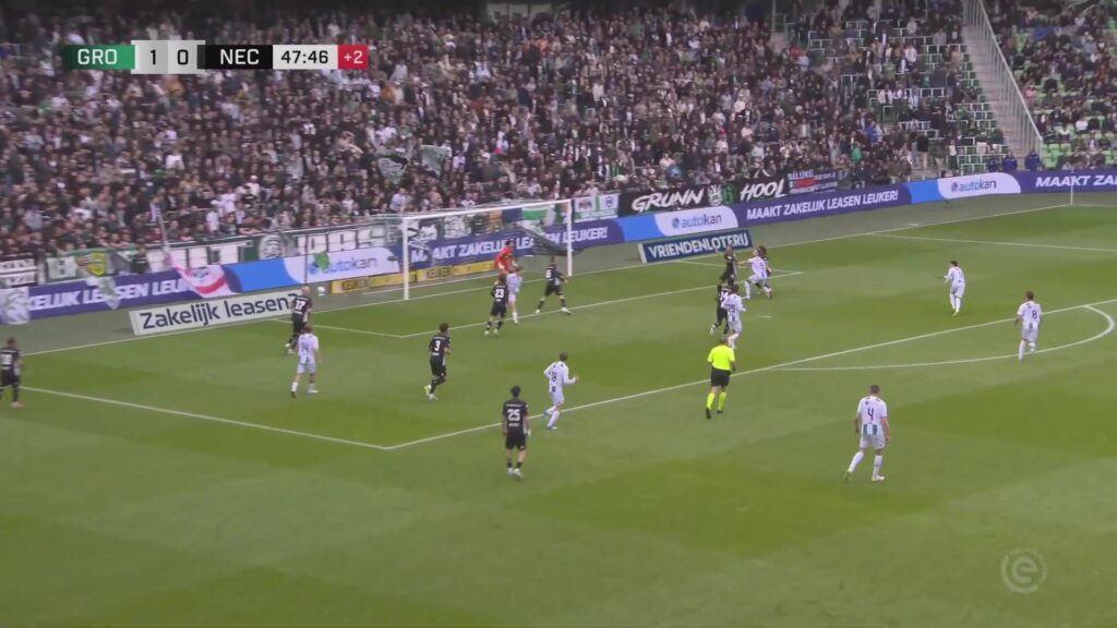 FC Groningen en NEC tijdens een eerdere ontmoeting