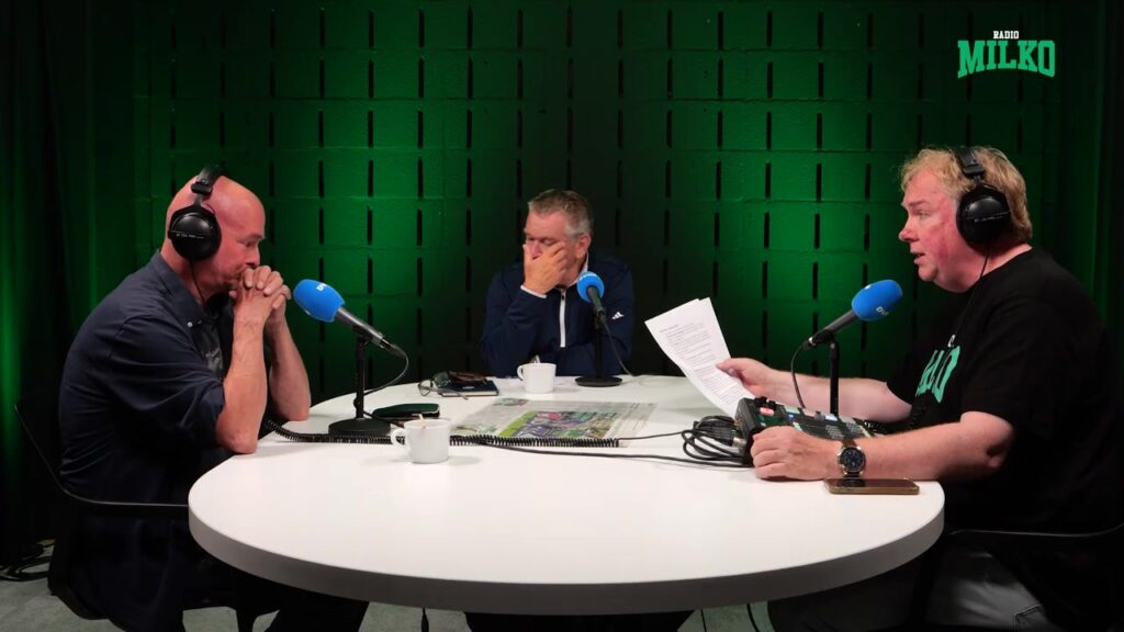 Een eerdere opname van Radio Milko in de studio