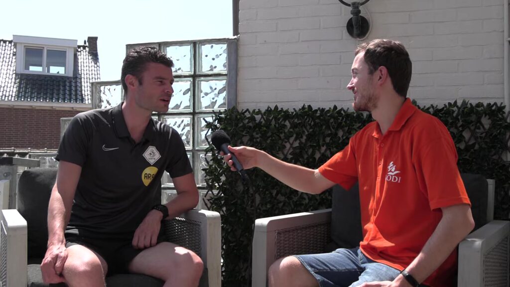 Erwin Blank tijdens een eerder interview.
